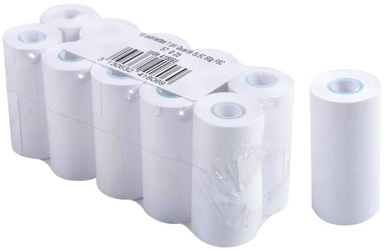 EXACOMPTA Kassenrollen, 57 mm x 6,5 m, extra weiß von EXACOMPTA