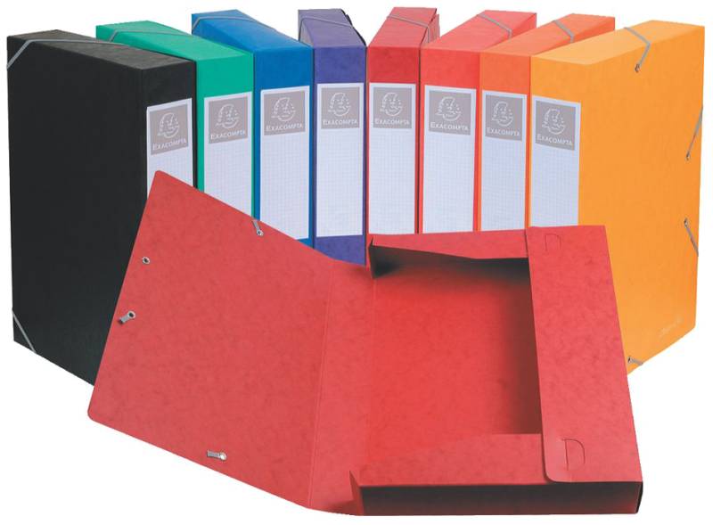 EXACOMPTA Sammelbox Cartobox, DIN A4, 40 mm, schwarz von EXACOMPTA