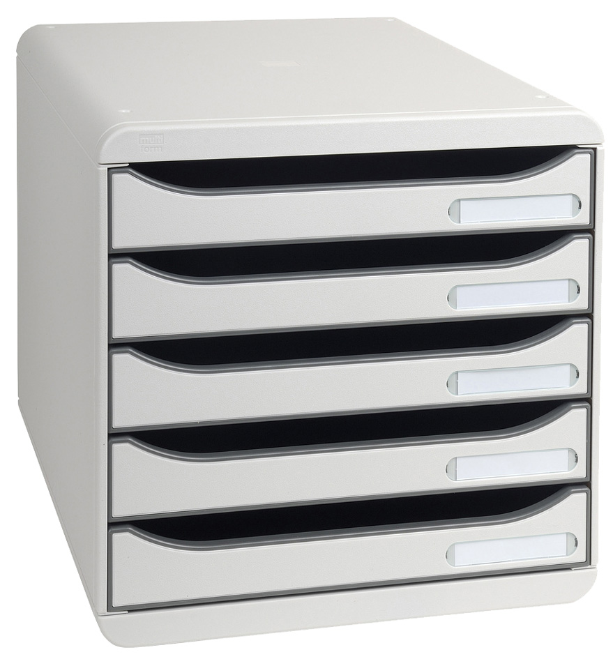 EXACOMPTA Schubladenbox BIG-BOX PLUS, 5 Schübe, lichtgrau EXACOMPTA Schubladenbox BIG-BOX PLUS, 5 Schübe, lichtgrau von EXACOMPTA