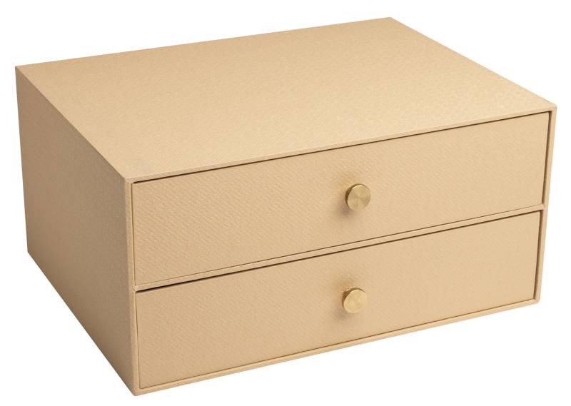 EXACOMPTA Schubladenbox Office by Me, 2 Schübe, beige von EXACOMPTA