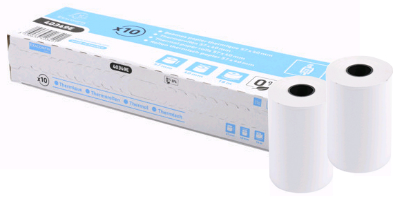 EXACOMPTA Thermorollen für Kassensysteme, 57 mm x 24 m von EXACOMPTA