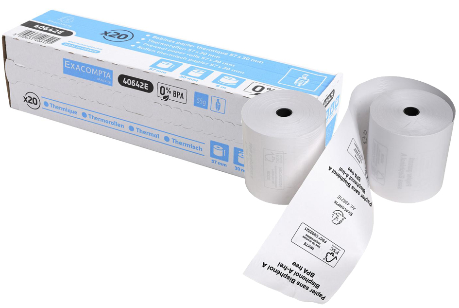 EXACOMPTA Thermorollen für Kassensysteme, 80 mm x 72 m EXACOMPTA Thermorollen für Kassensysteme, 80 mm x 72 m von EXACOMPTA