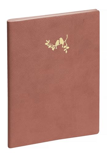 Exacompta - Ref. 2001266E – 1 Schreibtischkalender SAS 20, Motiv 7, Elise, 15 x 21 cm, Wochenkalender September 2025 bis August 2026, Terrakotta von EXACOMPTA