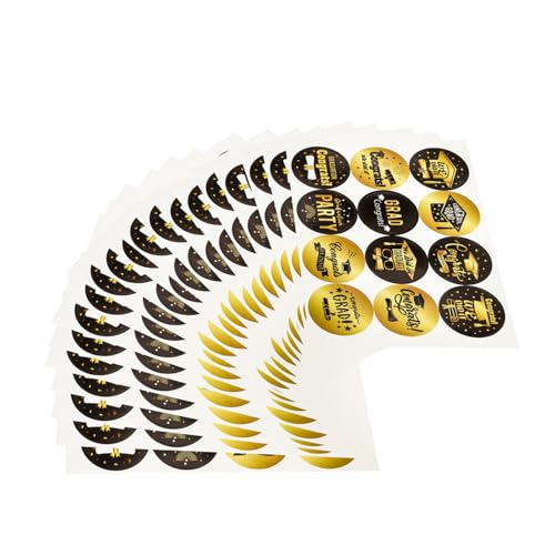 EXAOMBLE 20 Blatt dekorative Aufkleber Gold Abschlussaufkleber-Siegel Etikett Scrapbook -Aufkleber Siegel Aufkleber abdichtende Aufkleber Abschlusskartenumschlagaufkleber EXAOMBLE 20 Blatt dekorative Aufkleber Gold Abschlussaufkleber-Siegel Etikett Scrapbook -Aufkleber Siegel Aufkleber abdichtende Aufkleber Abschlusskartenumschlagaufkleber von EXAOMBLE