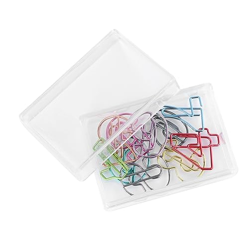 EXCEART 1 Satz Papierklammer Sortiert Papierverschlüsse Büroklammern in Zahlenform Bindemittel Digitale Büroklammern Kreative Büroklammern Papierclip Lesezeichen-clips Colorful 10 Stück von EXCEART