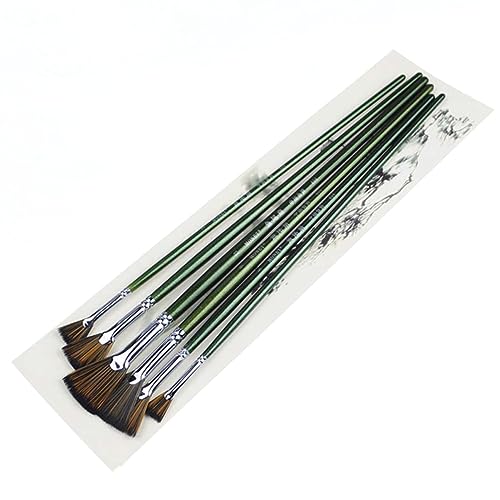 EXCEART 1 Satz Zum Malen Acrylbilder Acrylharz Water Painting Stifte Raufaserfarbe Water Painting Pen Wassermalstifte Auarellmalfarben Aquarellstifte Pinsel Malenstift Bambus Green 6 Stück von EXCEART