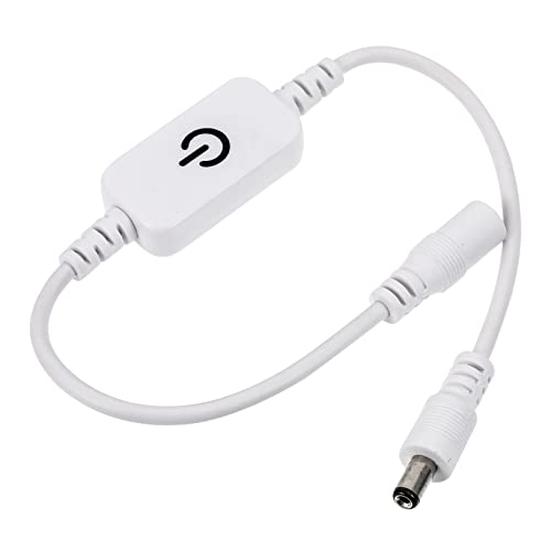 EXCEART 1 Stück Dimmschalter berühren Dimmer für Intelligenzberührung Streifen LED-Licht-Touch-Schalter Plastik Weiß von EXCEART