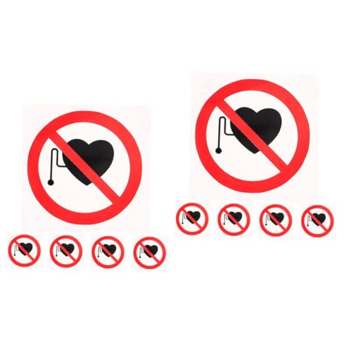 EXCEART 10 Stk Warnaufkleber -no-schild-aufkleber Selbstklebender Aufkleber Sprachaktivierte Aufkleber Klebstoff Kommode Magnetfeld Selbstklebendes Vinyl Erste-hilfe-kasten EXCEART 10 Stk Warnaufkleber -no-schild-aufkleber Selbstklebender Aufkleber Sprachaktivierte Aufkleber Klebstoff Kommode Magnetfeld Selbstklebendes Vinyl Erste-hilfe-kasten von EXCEART
