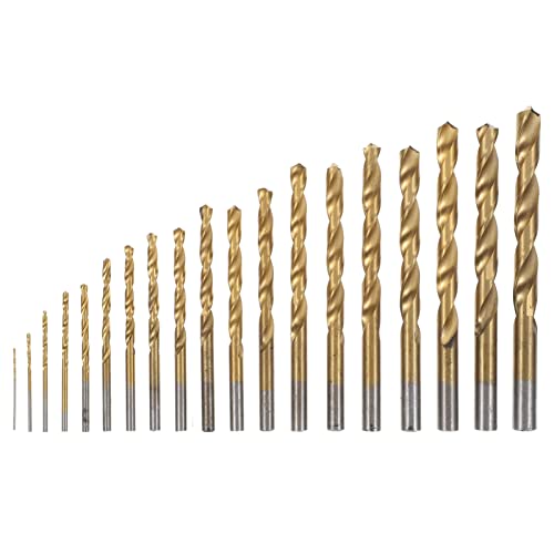 EXCEART 19 Teiliges Bohrer Set Spiralbohrer Mit Zylinderschaft Schlangenbohrer Bohrer Set Metallbohrer Bohrer Für Stahlträger Schwarzer Schnellarbeitsstahl EXCEART 19 Teiliges Bohrer Set Spiralbohrer Mit Zylinderschaft Schlangenbohrer Bohrer Set Metallbohrer Bohrer Für Stahlträger Schwarzer Schnellarbeitsstahl von EXCEART