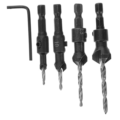 EXCEART 1Satz Holzbohrer Teiliges Hexagonal Bohrer Spaltbohrer für Holzbearbeitung Verschleißfest und Hochhart für Heimwerker und Holzarbeiten EXCEART 1Satz Holzbohrer Teiliges Hexagonal Bohrer Spaltbohrer für Holzbearbeitung Verschleißfest und Hochhart für Heimwerker und Holzarbeiten von EXCEART