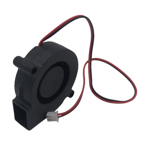 EXCEART 2 Stück 5015 Frontgebläse mit hydraulischer Hülse Kühlung tragbar schwingen Schlag wiederaufladbar chillen Cooling lüfter kühlend Radiallüfter Blasen Super leiser Lüfter Black von EXCEART