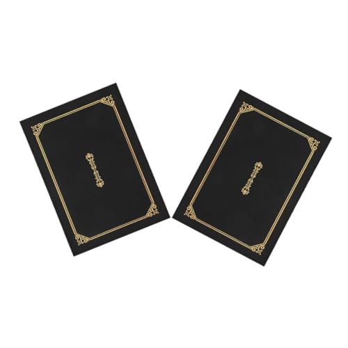 EXCEART 2 Stück Zertifikatshüllen Zertifikatshalter Auszeichnungsstempelmappen Goldsiegel Für Zertifikate Tischdekorationen Verpackungsmaterial Kartonquellenumschläge Suite Mappen von EXCEART