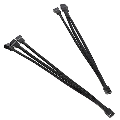EXCEART 2Stücke Fan Adapter Kabel für PC Kühlung Lüfterverlängerung Kompatibel mit Atx Gehäuse Langlebig Temperaturkontrolliert Hochwertiges Kabel für Effiziente EXCEART 2Stücke Fan Adapter Kabel für PC Kühlung Lüfterverlängerung Kompatibel mit Atx Gehäuse Langlebig Temperaturkontrolliert Hochwertiges Kabel für Effiziente von EXCEART