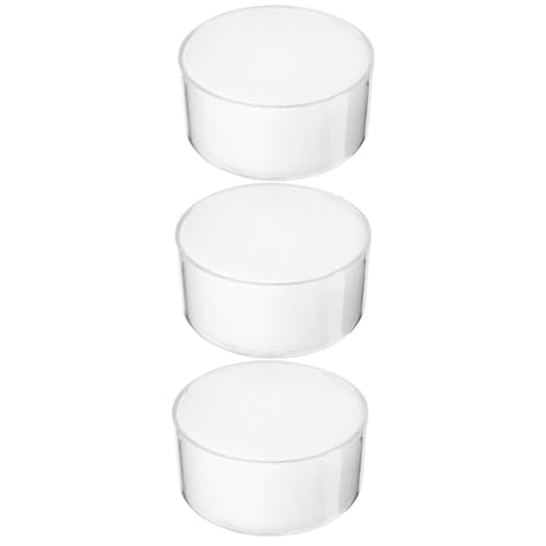 EXCEART 3 Sätze Geldzählende Handfeuchte Vorrichtung Runden Schaum Uv Feuchtigkeitskissen Hydrating Creme Werkzeug Fingerspitzenbefeuchter Plastikschwammbecher Zum Zählen Weiß 2 Stück * 3 von EXCEART