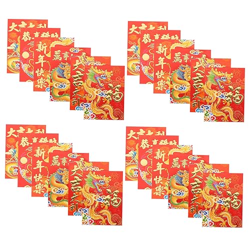 EXCEART 30 Stück rote Umschlagtasche Neujahrsdekoration Geldhalter Mondjahr chinese new year chinesisch neujahr briefumschläge Party-Glücksgeldinhaber chinesischer roter umschlag Papier EXCEART 30 Stück rote Umschlagtasche Neujahrsdekoration Geldhalter Mondjahr chinese new year chinesisch neujahr briefumschläge Party-Glücksgeldinhaber chinesischer roter umschlag Papier von EXCEART