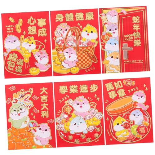 EXCEART 36 Stück Jahr der Schlange Roter Umschlag geldgeschenke geschenkverpackung Geldgeschenk-Umschlag Neujahrsgeldbeutel Chinesisches Neujahr Geldpaket Frühlingsfest rotes Paket Papier EXCEART 36 Stück Jahr der Schlange Roter Umschlag geldgeschenke geschenkverpackung Geldgeschenk-Umschlag Neujahrsgeldbeutel Chinesisches Neujahr Geldpaket Frühlingsfest rotes Paket Papier von EXCEART