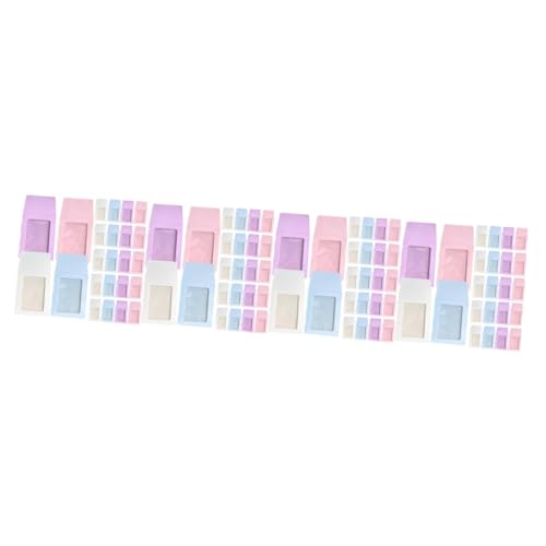 EXCEART 4 Sätze Postsack Bretter Kleine Karten Pinnwand Flash -karten Danke Karten Aufkleber Bejahung Zinn Kartendose Kreditkartenbrieftasche Anzeige Spielkartenhüllen Papier 40 Stück * 4 von EXCEART