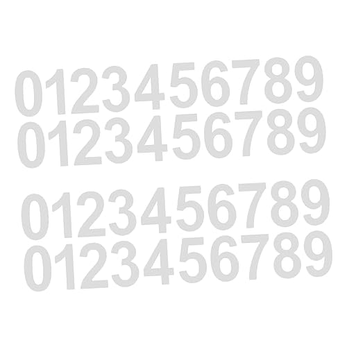 EXCEART 4 Sätze Reflektierendes Briefkastenschild Aufkleber mit Türnummer Zahlen Leuchtend Vinyl Mailbox-Nummern-Aufkleber selbstklebende Nummernaufkleber das Haustier Weiß EXCEART 4 Sätze Reflektierendes Briefkastenschild Aufkleber mit Türnummer Zahlen Leuchtend Vinyl Mailbox-Nummern-Aufkleber selbstklebende Nummernaufkleber das Haustier Weiß von EXCEART