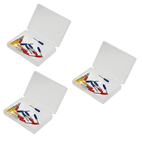 EXCEART 45 STK Schnitzmesser Plotterteile Schneiden Vinylfolienschneider Ersatzschneider Vinyl-Cutter-Maschinen-Nadel Schneideplotter Fräser Rechner Tranchiermesser Wolfram Stahl EXCEART 45 STK Schnitzmesser Plotterteile Schneiden Vinylfolienschneider Ersatzschneider Vinyl-Cutter-Maschinen-Nadel Schneideplotter Fräser Rechner Tranchiermesser Wolfram Stahl von EXCEART