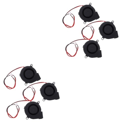 EXCEART 2 Sätze 12 V 3D-drucker-lüfter Gebläse 15 Mm Für 3D-druckerteile Langlebiges Abs-Material Schneller Luftstrom 3 Stück * 2 von EXCEART