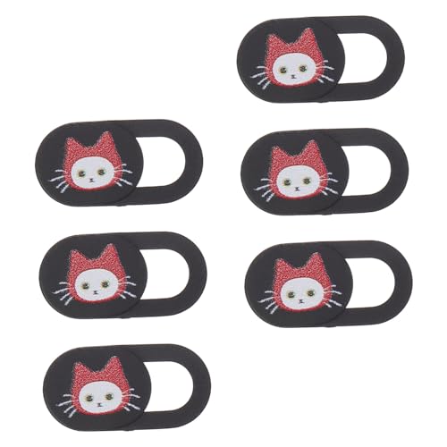 EXCEART 6Stücke Webcam Cover Slide Katzenmuster Für Laptop Tablet Smartphone Datenschutzabdeckung Für Webcam Einfach Zu Bedienen Kompatibel Mit Meisten Geräten EXCEART 6Stücke Webcam Cover Slide Katzenmuster Für Laptop Tablet Smartphone Datenschutzabdeckung Für Webcam Einfach Zu Bedienen Kompatibel Mit Meisten Geräten von EXCEART