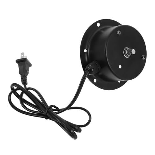 EXCEART Bühnenbeleuchtungsmotor Stiller Spiegelkugelmotor Ruhige Spiegelkugelrotator Diskokugelmotor Mit Hohem Drehmoment Spiegelkugel Elektrischer Rotator Spinnmotor Motor- Black von EXCEART