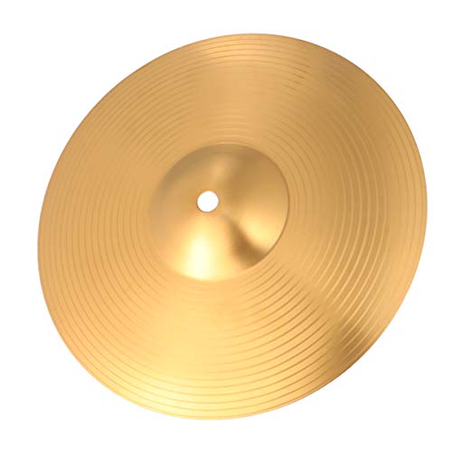 EXCEART Crash Ride Becken Bass Drum Becken Percussion Ersatz Traditional Finish Brass for Drum 10" von EXCEART
