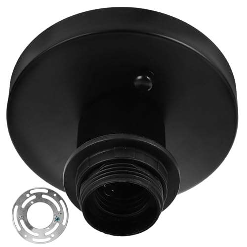EXCEART Lampenfassung Mit Großem Schraubgewinde Schwarzem Ring Langlebige Metallkonstruktion Vielseitiges DIY Zubehör Für Deckenleuchten Einfache Installation Und Elegantes Design EXCEART Lampenfassung Mit Großem Schraubgewinde Schwarzem Ring Langlebige Metallkonstruktion Vielseitiges DIY Zubehör Für Deckenleuchten Einfache Installation Und Elegantes Design von EXCEART