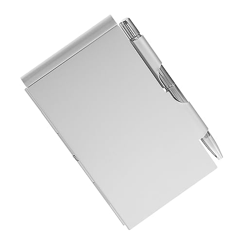 EXCEART Notizbuch Mit Stift Tragbarer Notizblock Halter Kompaktes Design Für Büro Und Reisen Robustes Mini-notizbuch Mit Metallgehäuse Für Notizen Und Skizzen EXCEART Notizbuch Mit Stift Tragbarer Notizblock Halter Kompaktes Design Für Büro Und Reisen Robustes Mini-notizbuch Mit Metallgehäuse Für Notizen Und Skizzen von EXCEART