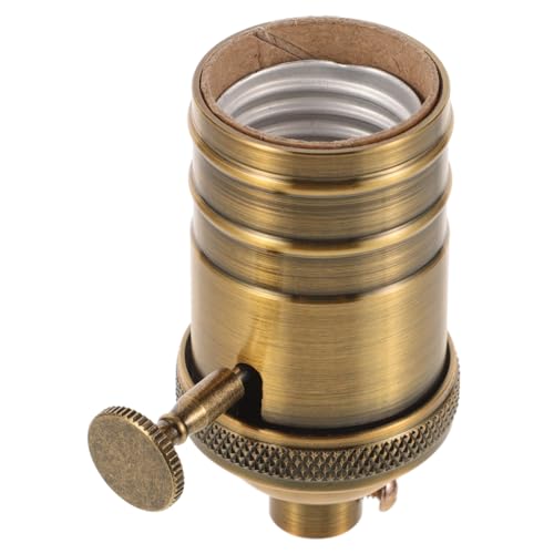 EXCEART Retro Kronleuchter Lampenzubehör Lampenfassung Für Deckenlampe Warme Lampenfassung Halter Glühbirne Antike Lampenfassungen Lichtfassung Mit Drehknopf Hängen Retro Lampenfassung EXCEART Retro Kronleuchter Lampenzubehör Lampenfassung Für Deckenlampe Warme Lampenfassung Halter Glühbirne Antike Lampenfassungen Lichtfassung Mit Drehknopf Hängen Retro Lampenfassung von EXCEART