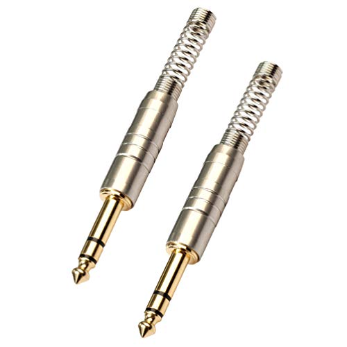 Exceart Mm Stereo Plug 2st Stereo- Audio-stecker Zinklegierung Vergoldet Male Audio Plug Exceart Mm Stereo Plug 2st Stereo- Audio-stecker Zinklegierung Vergoldet Male Audio Plug von EXCEART