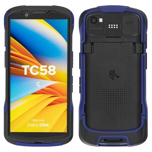 Schutzhülle für Zebra TC53 TC58 Barcode-Scanner, blau von EXCEPRINT