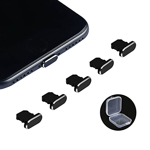 EXFEA 5 Stück Staubstecker Kompatibel mit iPhone 13 14 12 Staubschutzstöpsel Schutzkappe Staub Stecker Schützt Lade Staub Abdeckung Kompatibel mit iPhone 14 13 12 Mini Pro Max 11, X, XS, XR, 8, 7Plus von Grace nnvg