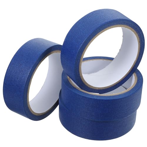 EXHUMKY 4 Rollen Abdeckband Farbig Blau Vinyl Dekoration Beschriftungsband Gemustertes Band Klebebandapplikator Für Maler Breites Klebeband Diy Art Tapes Malerband Erweitertes Krepppapier EXHUMKY 4 Rollen Abdeckband Farbig Blau Vinyl Dekoration Beschriftungsband Gemustertes Band Klebebandapplikator Für Maler Breites Klebeband Diy Art Tapes Malerband Erweitertes Krepppapier von EXHUMKY