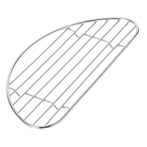 EXHUMKY Grill Kühlregal backen Backrost zum Backen im Ofen Kühlregale zum Kochen und Backen Kochregal Backofen-Backrost Kühlregal aus Metall Ofenkühlregal Keksregal Rostfreier Stahl Silber EXHUMKY Grill Kühlregal backen Backrost zum Backen im Ofen Kühlregale zum Kochen und Backen Kochregal Backofen-Backrost Kühlregal aus Metall Ofenkühlregal Keksregal Rostfreier Stahl Silber von EXHUMKY