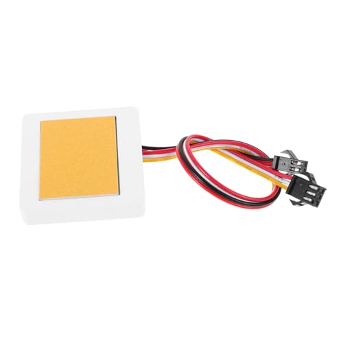 EXHUMKY Intelligenter Make -up -Spiegelschalter Berührungslampenadapter Touch-Schalter-Modul Dimmer Lichtschalter Berührungsschalter für Lampe Lichtschalter berühren Plastik Weiß von EXHUMKY