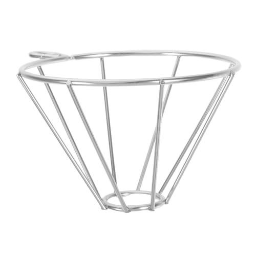 EXHUMKY Kaffeefilter Kaffee Trichter Kaffeezubehör Kaffeehalter aus Edelstahl Zubehör für Kaffeestationen kleiner Trichter tragbarer Kaffee -Tropffilter Rostfreier Stahl Silber EXHUMKY Kaffeefilter Kaffee Trichter Kaffeezubehör Kaffeehalter aus Edelstahl Zubehör für Kaffeestationen kleiner Trichter tragbarer Kaffee -Tropffilter Rostfreier Stahl Silber von EXHUMKY