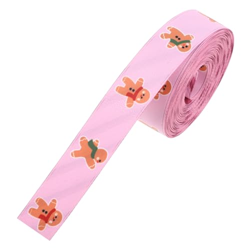 EXHUMKY Weihnachtsbaumschmuckband Party-DIY-Band Packband Partyverpackungsband Verpackungsband für weihnachtsverpackungsband Geschenkband verpacken Heimgeschenkband Polyester Rosa EXHUMKY Weihnachtsbaumschmuckband Party-DIY-Band Packband Partyverpackungsband Verpackungsband für weihnachtsverpackungsband Geschenkband verpacken Heimgeschenkband Polyester Rosa von EXHUMKY