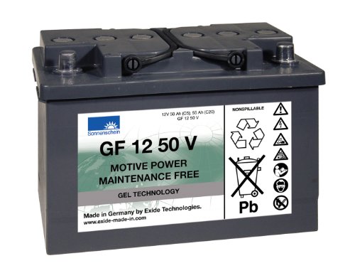 GF12050V Sonnenschein Batterie (GF1250V / GF 12 50 V) von EXIDE Sonnenschein