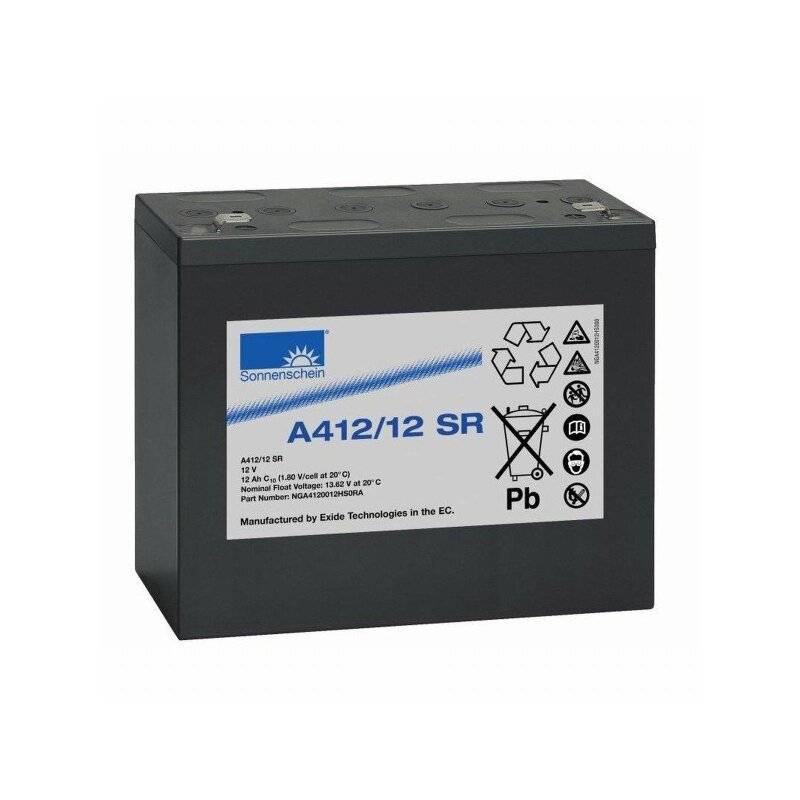 Exide Sonnenschein A412/12 SR 12V 12Ah dryfit Blei-Gel-Akku VRLA von EXIDE