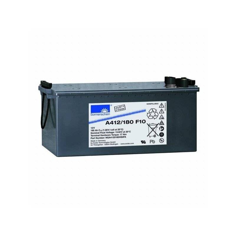Exide Sonnenschein A412/180 F10 12V 180Ah dryfit Blei-Gel-Akku VRLA von EXIDE