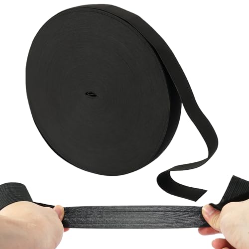 40 Meter Gummiband Schwarz Gummiband 3cm Gummibänder Breit, Breites Gummiband Nähen Elastisches Band, Polyester Rubber Band Flaches Gummizugband für Hosenbund zum Nähen, Gummilitze Zubehör Nähen 40 Meter Gummiband Schwarz Gummiband 3cm Gummibänder Breit, Breites Gummiband Nähen Elastisches Band, Polyester Rubber Band Flaches Gummizugband für Hosenbund zum Nähen, Gummilitze Zubehör Nähen von EXIN DECHEN