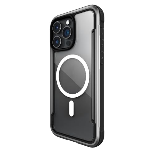 EXOTUF Gehäuse Für iPhone 15Pro Max/15 Pro/15 Plus/15, Drahtlose Aufladung, Militärische Fallschutzhülle Aluminiumlegierung Metall Bumper Case, 15 pro max,Black EXOTUF Gehäuse Für iPhone 15Pro Max/15 Pro/15 Plus/15, Drahtlose Aufladung, Militärische Fallschutzhülle Aluminiumlegierung Metall Bumper Case, 15 pro max,Black von EXOTUF