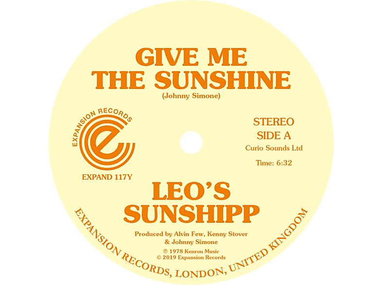 Leo's Sunshipp - Give Me The Sunshine/I'm Back For...(Yellow 12'') (Vinyl) von EXPANSION