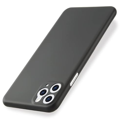 EXPE iPhone 11 Pro Max Schutzhülle | Ultra Dünn 0,35mm & Minimalistisch | Kameraschutz & Mattes Design | Kratzfest | Hochwertiges Case | Präzise Ausschnitte | Schwarz von EXPE