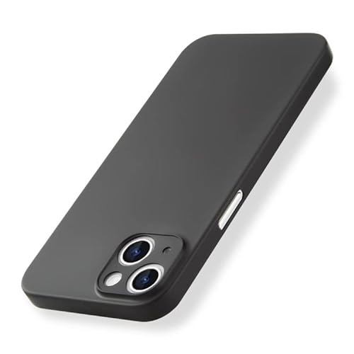 EXPE iPhone 13 Mini Schutzhülle | Ultra Dünn 0,35mm & Minimalistisch | Kameraschutz & Mattes Design | Kratzfest | Hochwertiges Case | Präzise Ausschnitte | Schwarz von EXPE