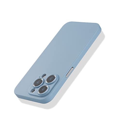 EXPE iPhone 14 Pro Hülle Ultra Dünn Matt Kratzfest Kameraschutz Schutzhülle Slim Fit Case (Serria Blau) von EXPE