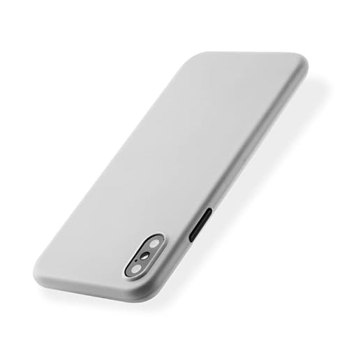 EXPE iPhone X Schutzhülle | Ultra Dünn 0,35mm & Minimalistisch | Kameraschutz & Mattes Design | Kratzfest | Hochwertiges Case | Präzise Ausschnitte | Weiß/Transparent von EXPE