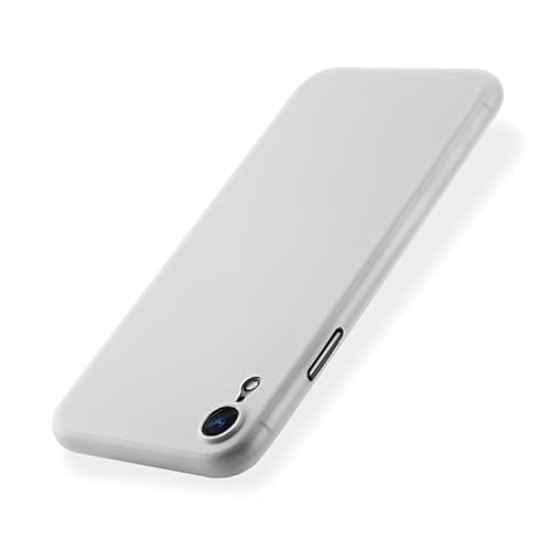 EXPE iPhone XR Schutzhülle | Ultra Dünn 0,35mm & Minimalistisch | Kameraschutz & Mattes Design | Kratzfest | Hochwertiges Case | Präzise Ausschnitte | Weiß/Transparent von EXPE