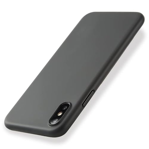 EXPE iPhone XS Max Schutzhülle | Ultra Dünn 0,35mm & Minimalistisch | Kameraschutz & Mattes Design | Kratzfest | Hochwertiges Case | Präzise Ausschnitte | Schwarz von EXPE